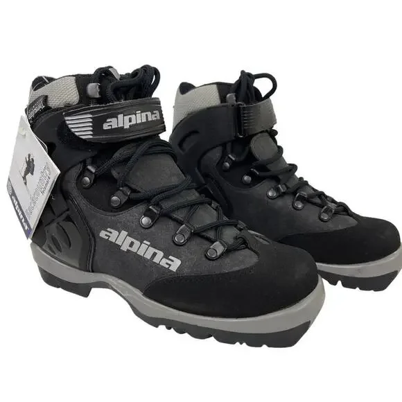 New Alpina BC 1550 Backcountry Telemark Black Gray Ski Boots Size 36 - Picture 6 of 16